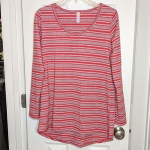 ⭐ BOGO SALE ⭐ LuLaRoe Lynnae - Red and Gray